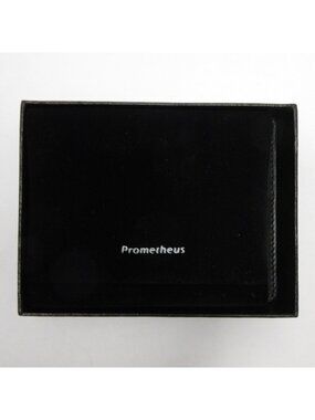 Prometheus Wallet One Size Bifold Leather Slim Classic Designer NEW
